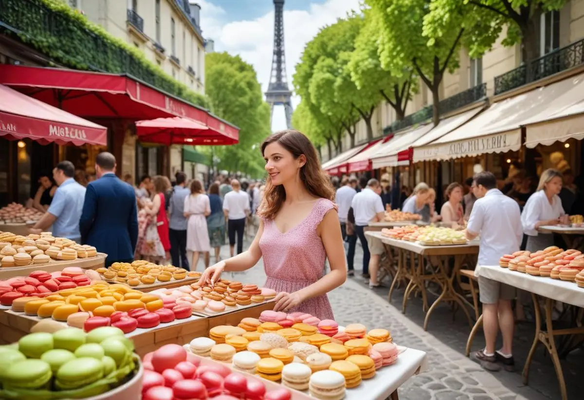 Följ med på en rolig Emily in Paris-matvandring! illustration